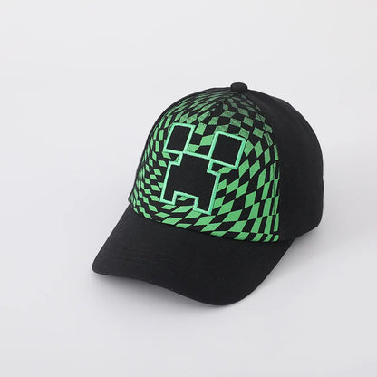 Gra cyberpunkowa Totem Nieśmiertelnego Kapelusza Cosplay Unisex Czapka z daszkiem w stylu pikselowym Akcesoria outdoorowe