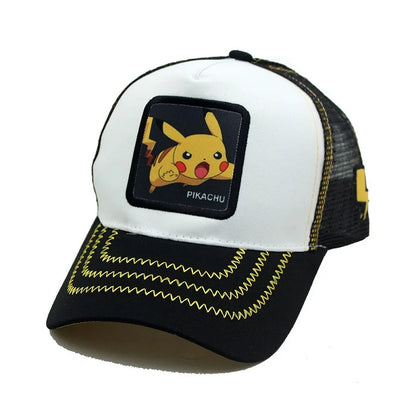 Pokemon Baseball Cap Pikachu Hat Pokemon Cosplay Hip Hop Cap for Girl Boy Children kids Anime Figures Toy Gift Cartoon Hat