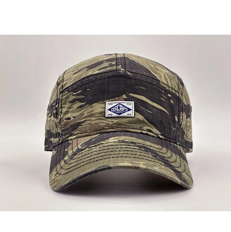 Cappellino da baseball con visiera corta in stile mimetico da lavoro per uomo e donna, cappellino unisex alla moda con visiera per la protezione dal sole all’aperto