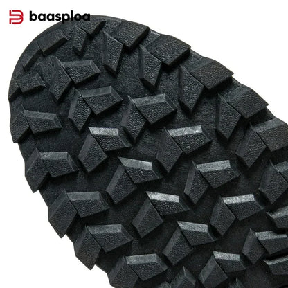 Zapatillas de senderismo para hombre Baasploa: antideslizantes, resistentes al desgaste, para escalada y senderismo al aire libre; con interior de algodón para mayor comodidad; zapatillas deportivas para actividades al aire libre.