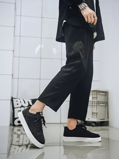 1 paio di scarpe sportive casual da skateboard, comode e alla moda, con tomaia avvolgente che si adatta al piede e suola antiscivolo,