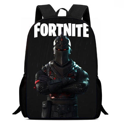 Mochila Escolar Fortnite de 15 Polegadas com Desenho Animado para Crianças, Meninos e Meninas, Mochila Leve com Estampado de Jogo, Grande, Adequada para Idades dos 5 aos 8 Anos