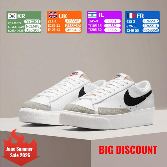 Nike Blazer Unisex Classic Retro Design Mukava iskunvaimennustekniikka Monipuolinen tyyli Retro-vapaa-ajan lenkkarit DJ0292-101