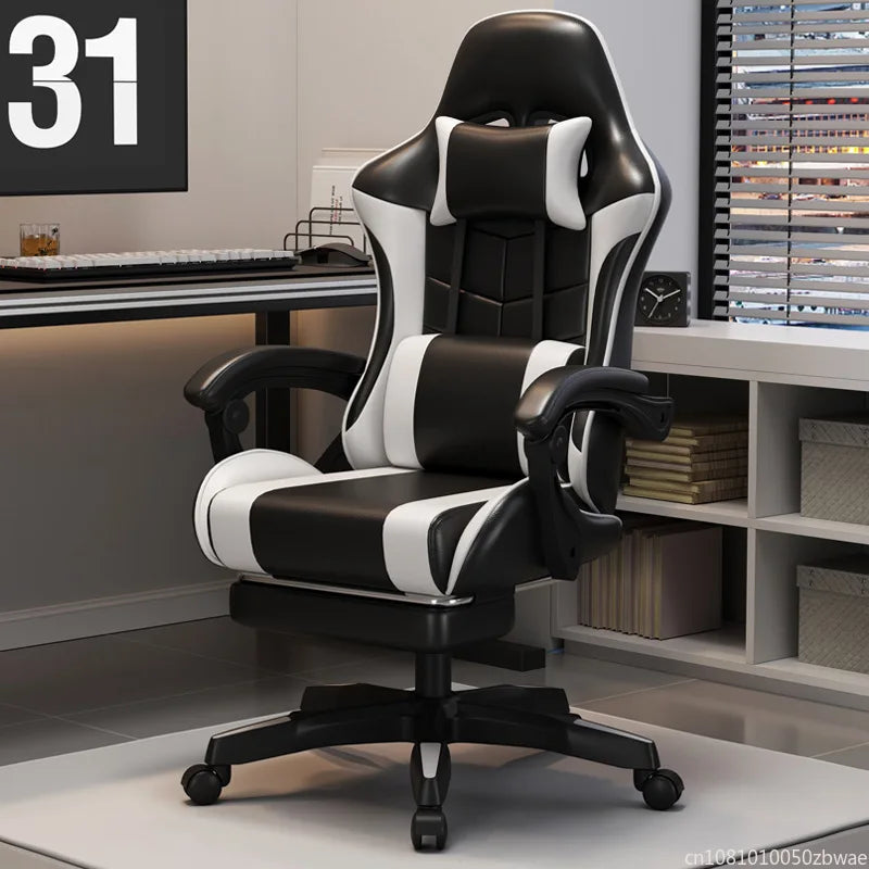 Silla gaming para cibercafé y esports Sponge, silla de ordenador para cibercafé, silla de oficina reclinable para el hogar, cómoda y giratoria