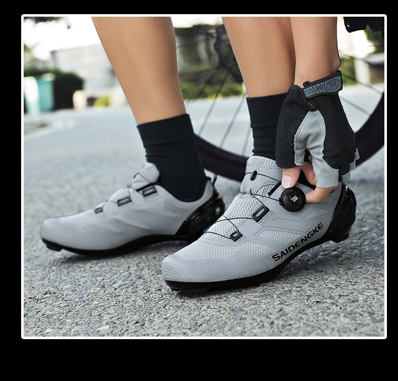 Unisex nieuwe fietsschoenen, professioneel, lichtgewicht, luxe, origineel, racefiets, rubber, MTB, racefiets, modieuze fiets, straat, sport