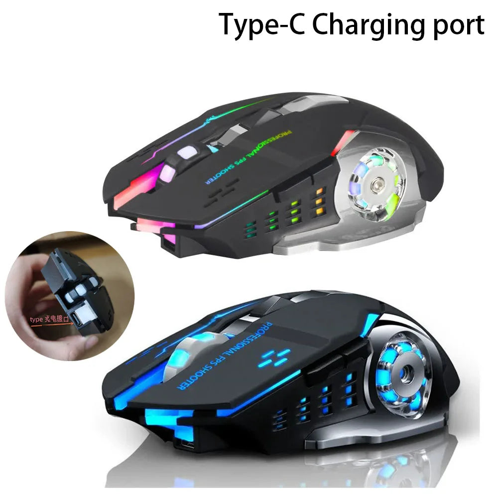 Carpbaba GM6 Gamer Gaming Mouse Adjustable Wired Optical LED Computer Mice USB Cable Silent Mouse For Laptop PC