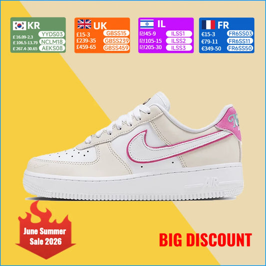 Scarpe da skateboard unisex Nike Air Force 1 Low-Top - Classiche, comode grazie all’ammortizzazione ad aria, iconiche, casual, sneakers unisex HM3694-011