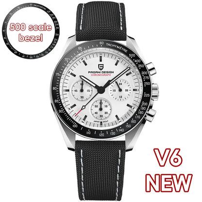 2026 New PAGANI DESIGN Mens Watches Panda Moon Watch Luxury Quartz Watch For Men Automatic Date Sport Chronograph Wristwatch Men