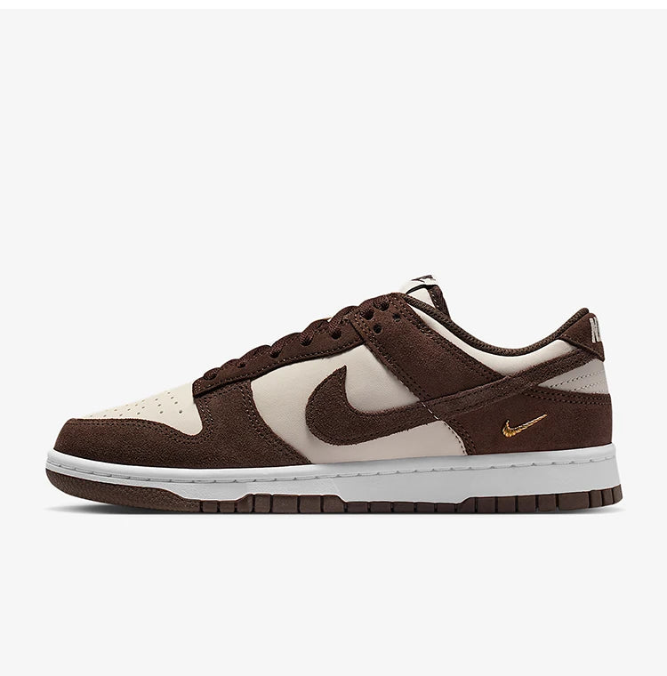 Sapatilhas desportivas Nike Dunk Low autênticas para mulher, de cano baixo, resistentes ao desgaste e respiráveis IO4244-102