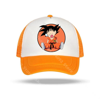 Dragon Ball-baseballkasketter med anime-figurer, solhat til børn og voksne, sommerhatte, åndbare, afslappede hatte, justerbare kasketter med skygge, gaver