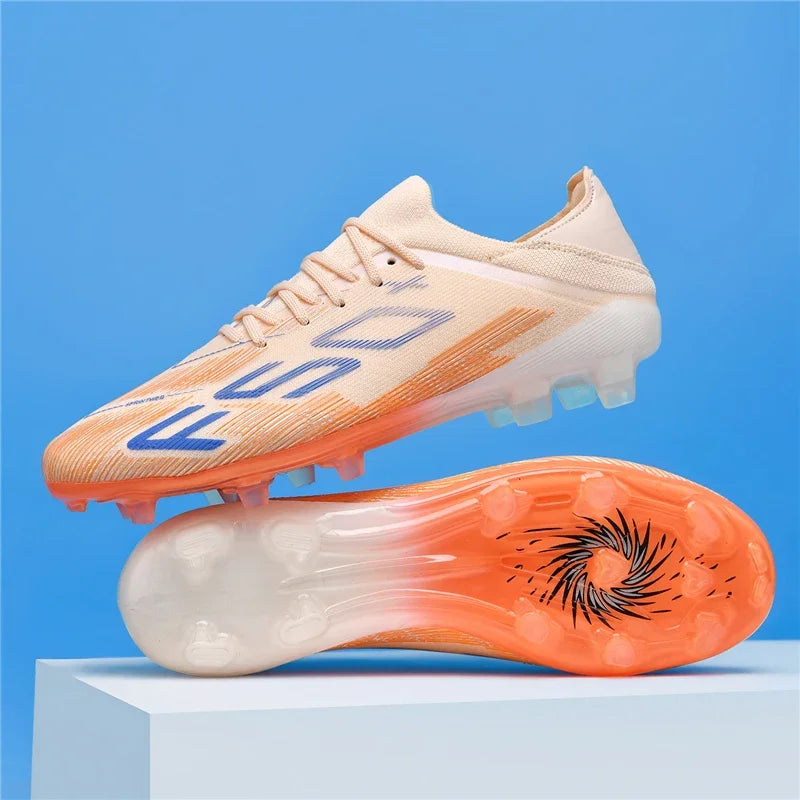 Nouvelles chaussures de football pour hommes, chaussures de match en extérieur, baskets de soccer, chaussures montantes de haute qualité, crampons antidérapants pour futsal et terrain synthétique, meilleures ventes