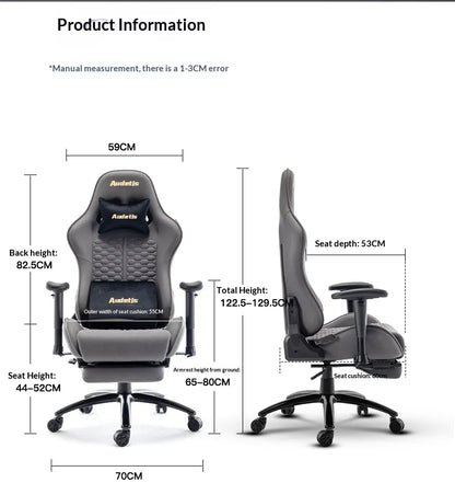 Office Ergonomic Gaming Chair Computer Desk Chair with Armrests, Comfortable Ergonomic Gaming Chair for Home Office, Bedroom & Gaming Room, Technology Fabric Executive Chair