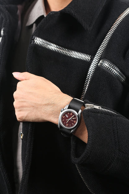 Boderry Field Watches Bronze Case Automatic Mechanical VOYAGER Watch Men's 100M Waterproof Clock Military Top Brand Wristwatch