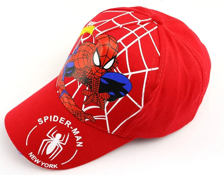 Cappellino da baseball Spider-Man per ragazzi e ragazze, cappelli da supereroe, cappello da sole, regalo di compleanno per bambini, accessori per cosplay, cappellini alla moda