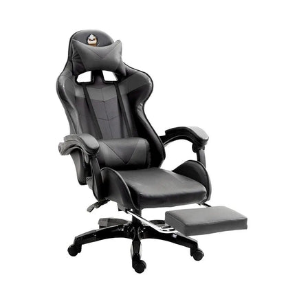 Cadeira gaming Poltrona gaming Cadeira de escritório ajustável em altura com função reclinável ajustável, orelhas de gato e almofadas