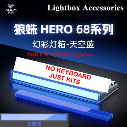 Nuevo AULA HERO 68HE/ULTRA Kits sticker: teclado gaming con interruptores magnéticos y accesorios para teclado mecánico personalizado con cable para e-sport