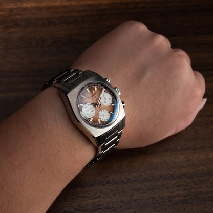 Sugess S419 Series 37mm Original Swanneck Movement Chronograph Master Mens Watch Mechanical Wristwatch Dome Sapphire Crystal New