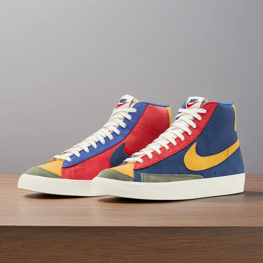 Nike Blazer Mid 77 Vintage miesten värikkäät retro-vapaa-ajan lenkkarit DC9179-476