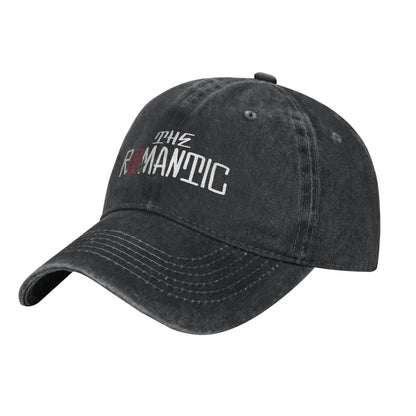 B&W The Romantic Tour Bruno Mars Concert Tour Washed Baseball Cap  Fashion Hip Hop Hats Summer Unisex Men Hunting Snapback Cap
