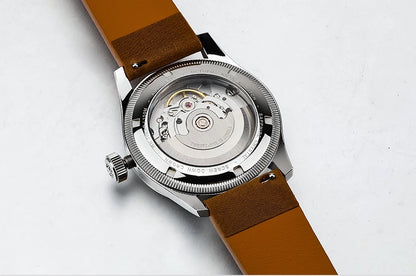 Octopus Kraken 38mm Pilot Watch Retro Stainless Steel PT5000 Movement Automatic Mechanical Wristwatch Luminous Dive Watch Man