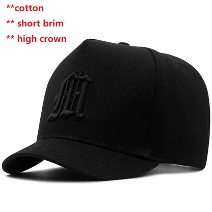 Men Women Baseball Cap Big Head Plus Size High Crown Top Quality Pure Cotton Oversize Sport Snapback Hat 58-60cm 61-68cm