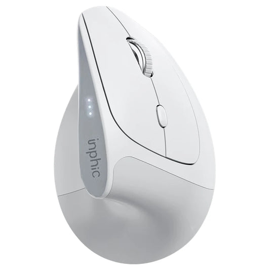 Inphic X9 PRO függőleges vezeték nélküli egér Type-C gyorstöltéssel, ergonomikus, halk irodai egér laptophoz, PC-hez, számítógéphez és gaminghez