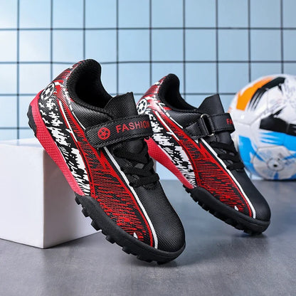 Chaussures de football pour hommes, légères, antidérapantes, crampons de football TF, chaussures de sport pour garçons, chaussures de terrain synthétique, chaussures de futsal pour l'extérieur, chaussures de sport.