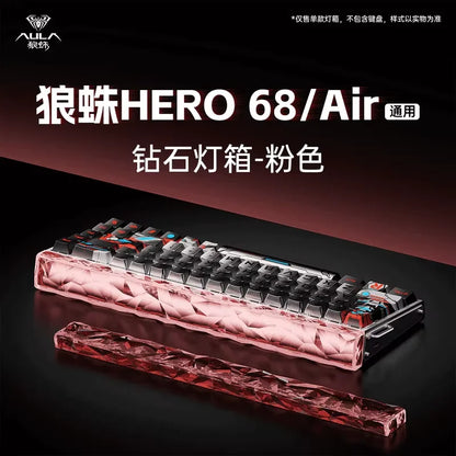 Nuevo AULA HERO 68HE/ULTRA Kits sticker: teclado gaming con interruptores magnéticos y accesorios para teclado mecánico personalizado con cable para e-sport