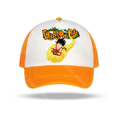 Dragon Ball-baseballkasketter med anime-figurer, solhat til børn og voksne, sommerhatte, åndbare, afslappede hatte, justerbare kasketter med skygge, gaver
