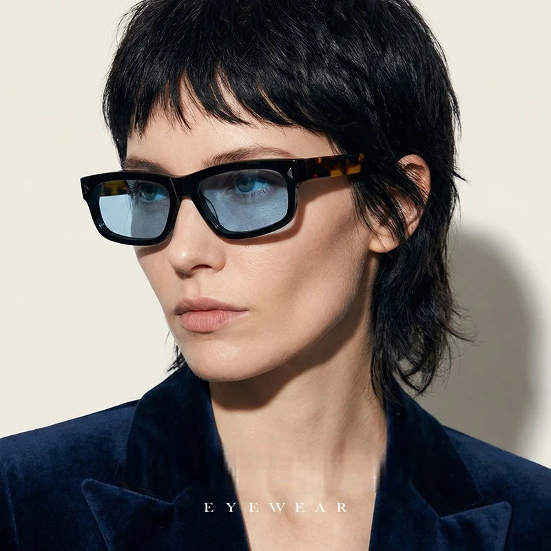 TFTB Fashion Trend Polarized Men's and Women's Sunglasses High quality Acetate Retro Square UV Protection Driving Glasses S32241