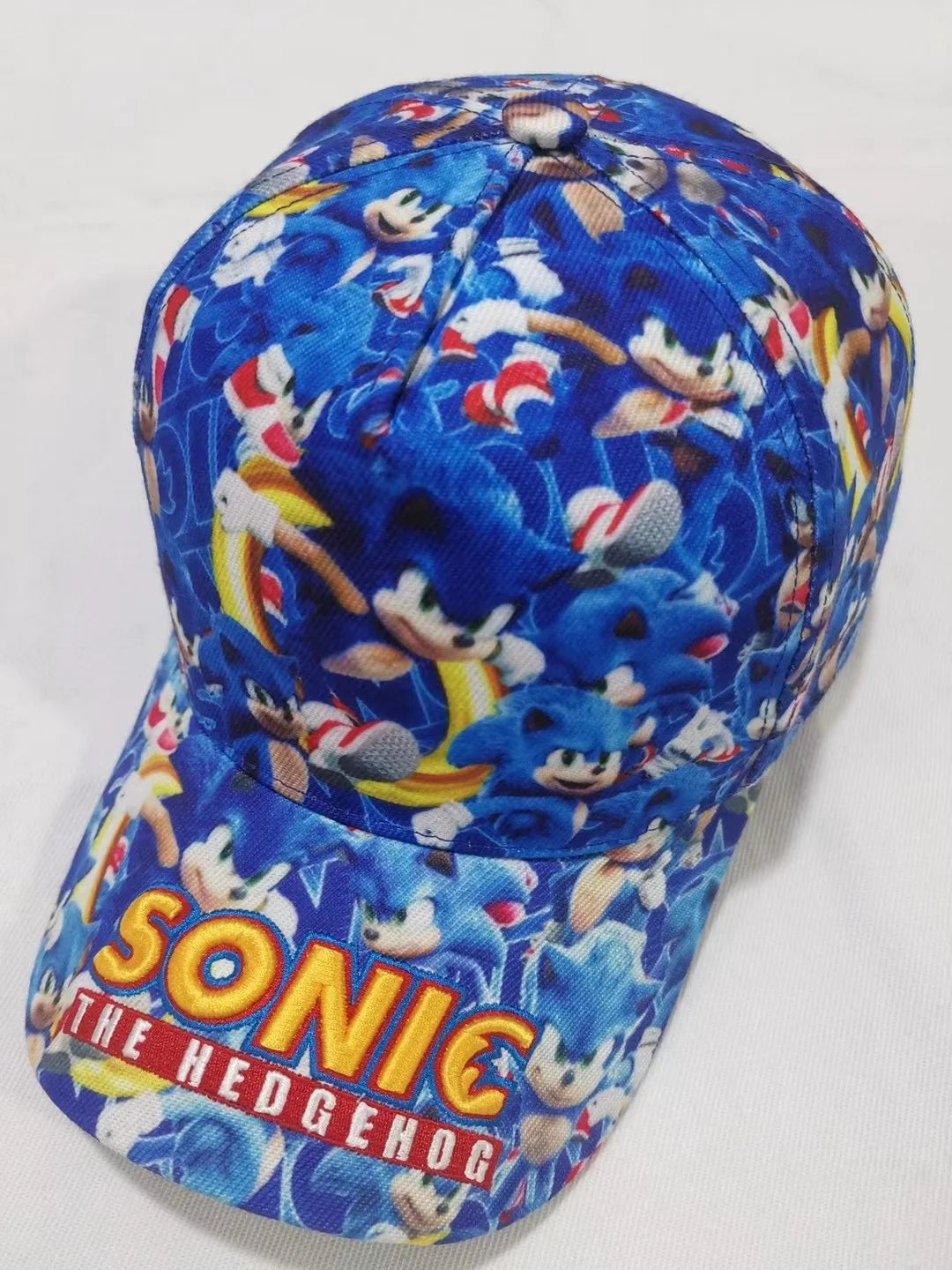 Shadow the Hedgehog 3D baseball cap for adults and children Sonic Amy Tails Knuckles printed flat edge ducktongue sun hat gifts