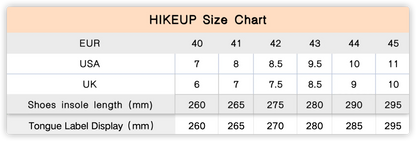 HIKEUP Four-Season Men's Hiking Shoes Outdoor Sports Genuine Leather Wear-Resistant Climbing Shoes Rubber Sole Trekking Sneaker
