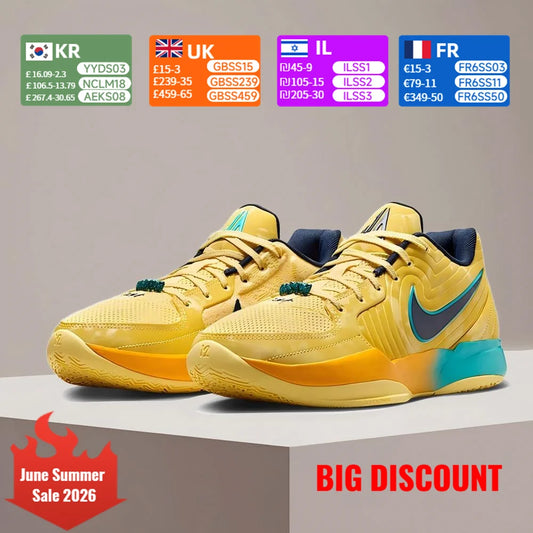 Nike JA 2 EP Morant 2 – dämpade, snygga och mångsidiga tränings- och basketskor för män, halksäkra och slitstarka FD7327-700
