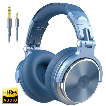 OneOdio Over Ear Headphones HiFi Studio DJ Headphones Wired Gaming Headset with Mic, Professional Monitor Headphones for PC, Phone & Music Production