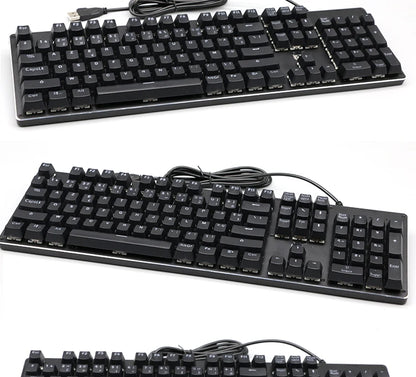 104 Tasten Koreanische, französische, russische, spanische und deutsche hintergrundbeleuchtete Tastenkappen für mechanische Tastaturen mit MX-Switches, OEM-Profil, ABS-Keycaps, DIY