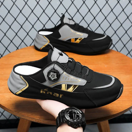 Baskets à semelle surélevée en maille tendance et respirante pour l'été, nouvelles chaussures de sport et de loisirs pour homme, grandes pointures 39-48