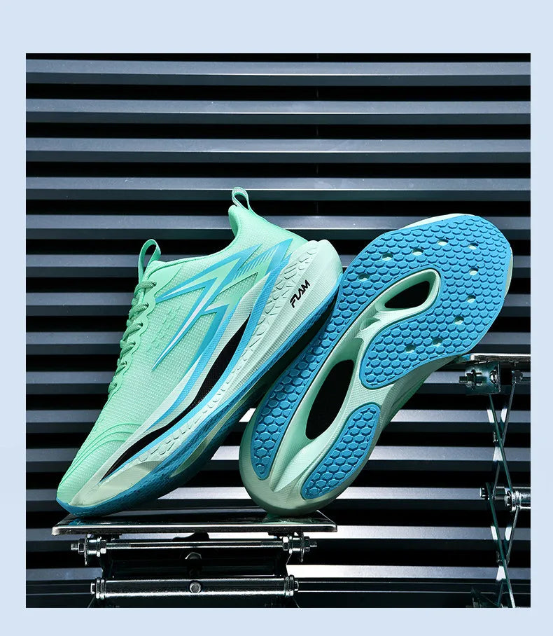 Running Shoes Speciality Marathon Men Sports Breathable Lightweight Carbon Board Women's Comfortable Athletic Nonskid Sneakers