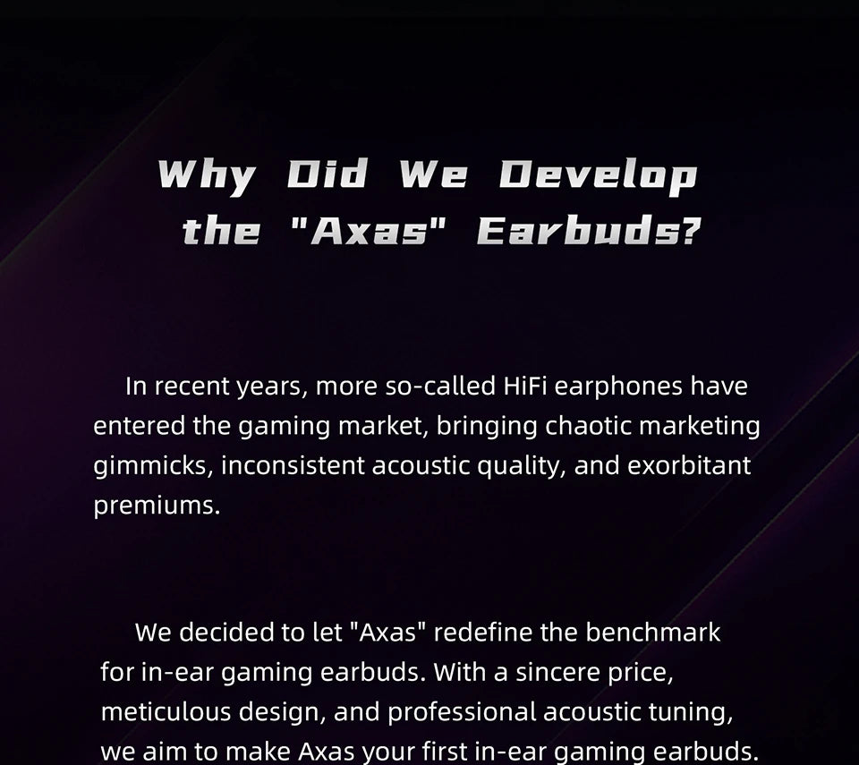 KZ Axas Gaming Earbuds Wired IEM HiFi Bass Headphones with Microphone, FPS Gaming Earphones, KZ Axas In-Ear Monitor Earbuds for PC Mobile & Console Gaming