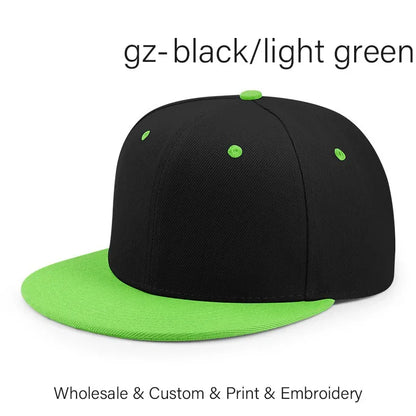 SLECKTON Custom Logo Hats High-quality Hiphop Snapback Caps Letter Embroidery Brand Design Trucker Cap Wholesale Hat Adult