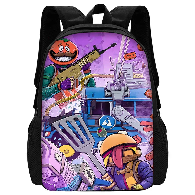 Hot Game Shooting Fortnites Kids Backpacks Boys and Girls Student Birthday Gift Child School Bag Unisex Camping Durable Rucksack