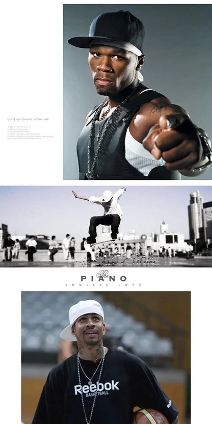 Big Bone Man Cappellini da baseball taglie forti per adulti con visiera piatta, cappellini hip hop aderenti per uomo e donna, cappellini grandi, cappellini snapback, taglie da 6 3/4 a 8