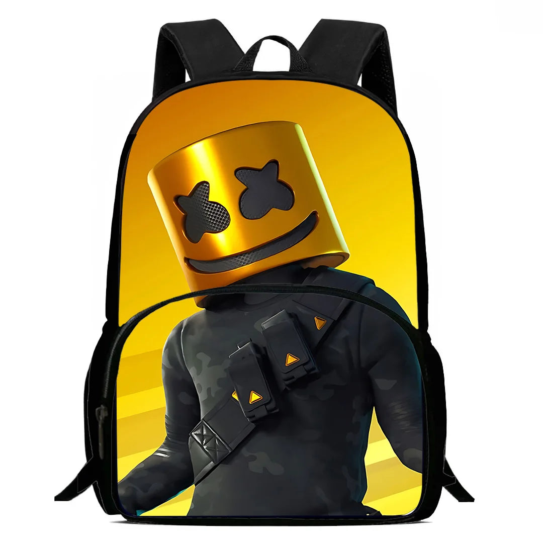 Mochilas Infantis Classic Game Fortnites para Rapazes e Raparigas, Presente de Aniversário para Estudantes, Mochilas Escolares de Grande Capacidade, Duráveis, para Campismo