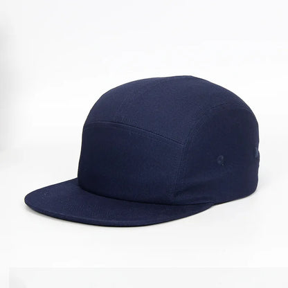 Summer Cotton 5 Panel Big Size Baseball Caps Oversize 62cm Flat Top Sports Snapback Cap Hip Hop Skateboard Hat Custom Wholesale