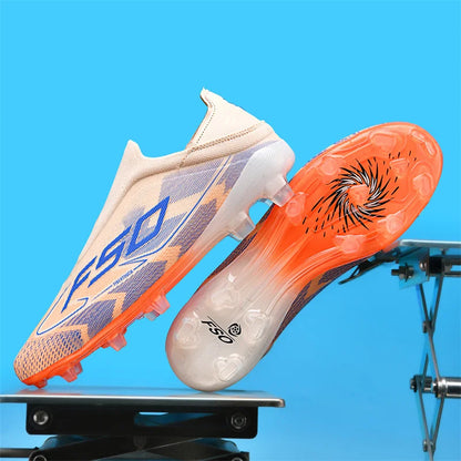 Chaussures de Football pour hommes, bottes de Football ultralégères pour adultes, crampons d'intérieur, antidérapants, Fg sur gazon, confortables, nouvelle collection