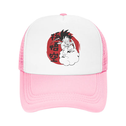 Son Gohan D-Dragon Ball Z Trucker kapica Unisex kapice za prosti čas Trucker delavska kapica Trucker kapica Snapback kapice Mrežaste bejzbolske kapice