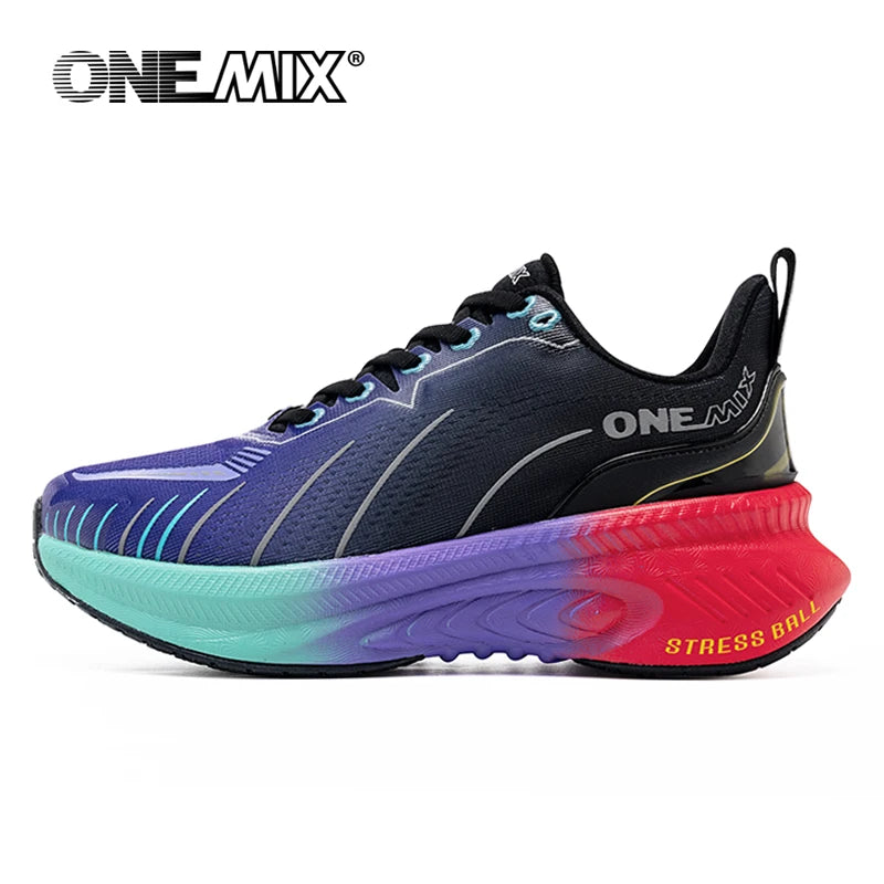 ONEMIX blanc chaussures de course sur route pour hommes coussin d'air chaussures de Sport en plein Air hommes formateurs été chaussures de Jogging chaussures pour femmes