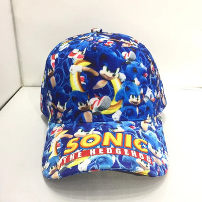 Supersonic Mouse Four Seasons Cap Movable Doll Toy Adjustable Hedgehog Anime Hip-hop Cap Baseball Cap Hat Student Boy Girl Hat