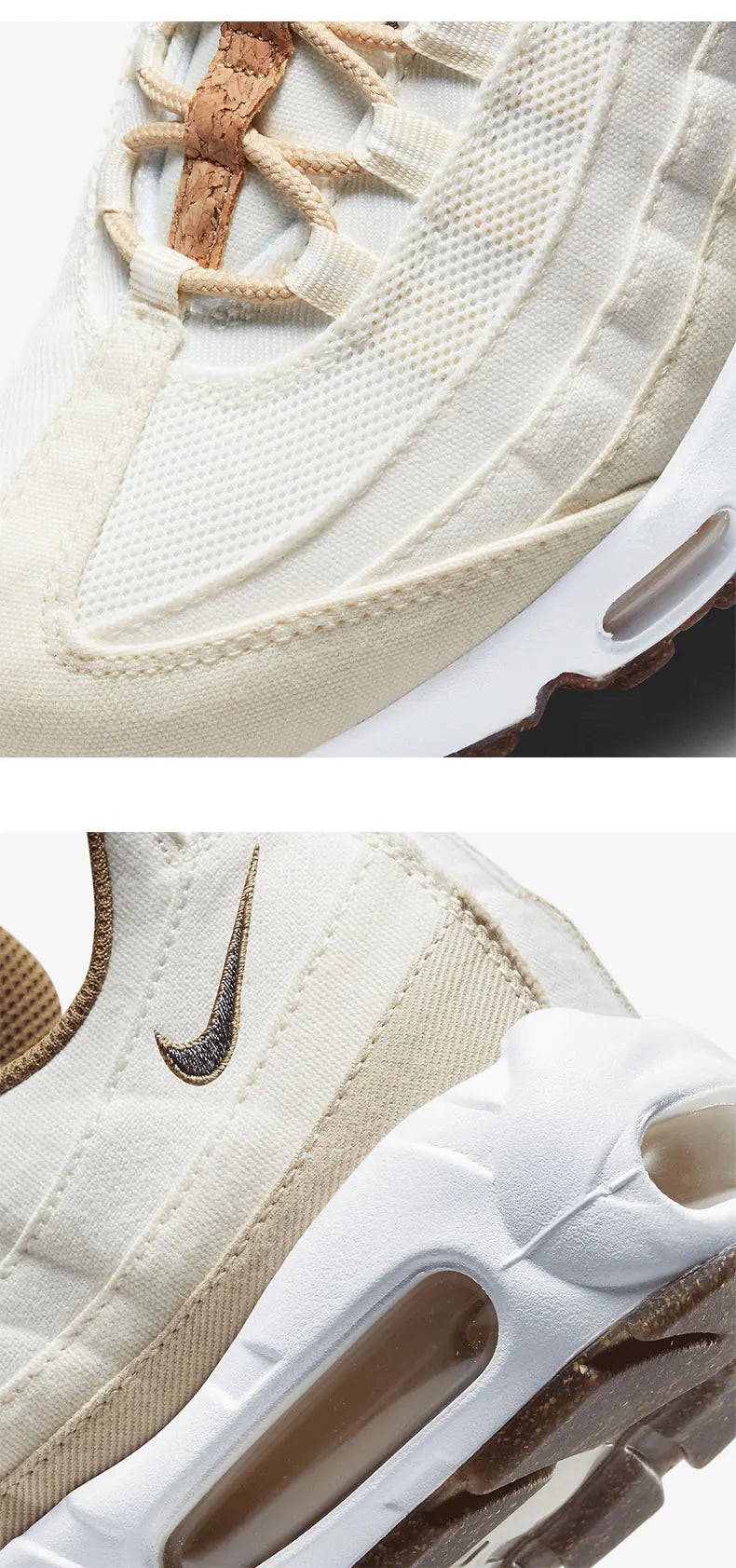 Nike genuine AIR MAX 95 Unisex Air Cushioned Sneakers CZ2275-100