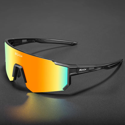 SCVCN Cycling Glasses Bike Sunglasses Men UV400 Eyewear Sports MTB Outdoor Goggles Bicycle Women Sunglasses Multi Color Riding