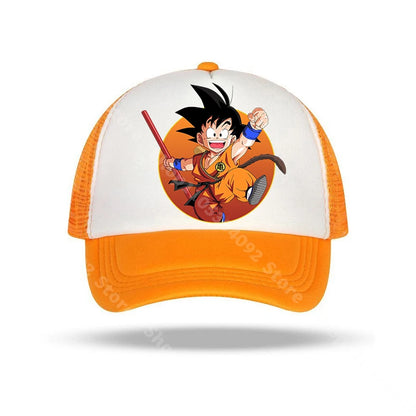 Dragon Ball-baseballkasketter med anime-figurer, solhat til børn og voksne, sommerhatte, åndbare, afslappede hatte, justerbare kasketter med skygge, gaver